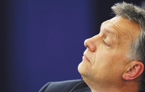 Hungary's Prime Minister Orban attends a debate on the situation of fundamental rights in Hungary at the European Parliament in Strasbourg